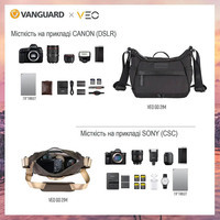 Сумка для фототехники Vanguard VEO GO 21M Black (DAS301316)