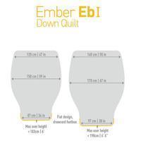 Спальный мешок Sea to Summit Ember Eb1 2019 Light Gray/Yellow Regular (STS AEB1-R)