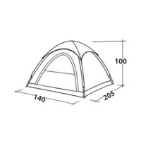 Палатка двухместная Easy Camp Tent Comet 200 (120338)