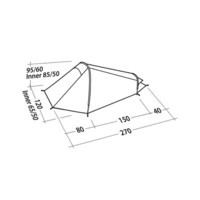 Палатка одноместная Robens Tent Arrow Head (130272)