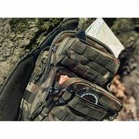 Тактическая сумка-рюкзак Brandit-Wea US Cooper Sling Medium 8L Woodland (8036-10-OS)
