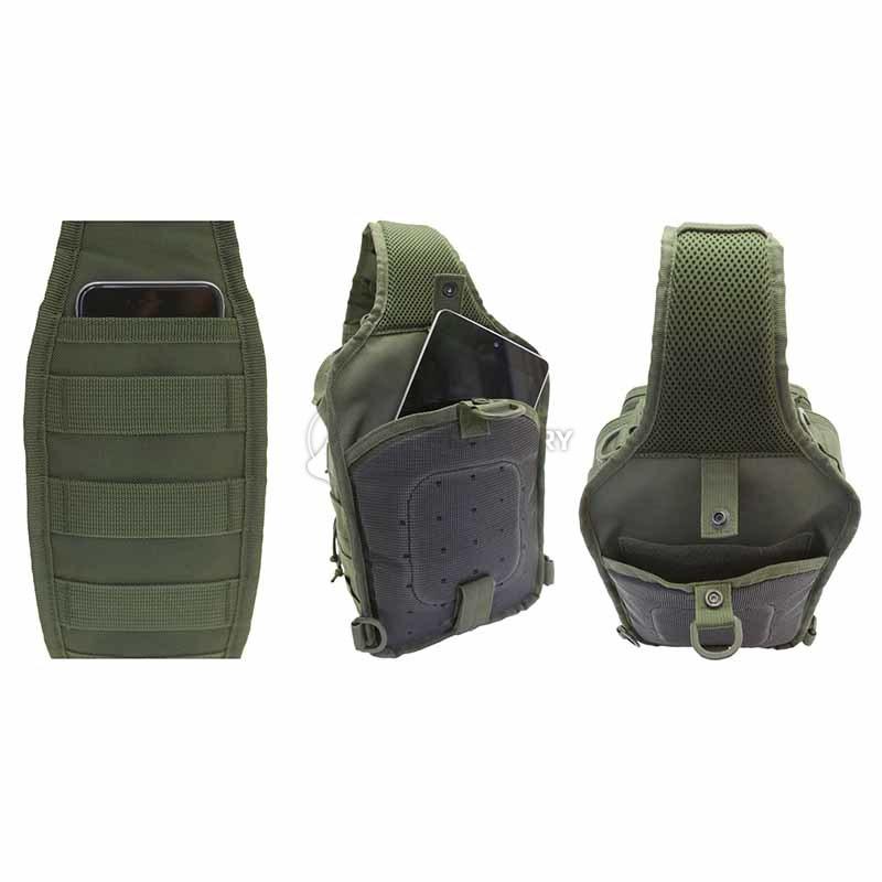 Тактическая сумка-рюкзак Brandit-Wea US Cooper Sling Medium 8L Olive (8036-1-OS)