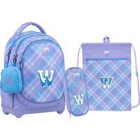 Школьный набор рюкзак+пенал+сумка для обуви Wonder Kite WK 724 W Check (SET_WK22-724S-1)