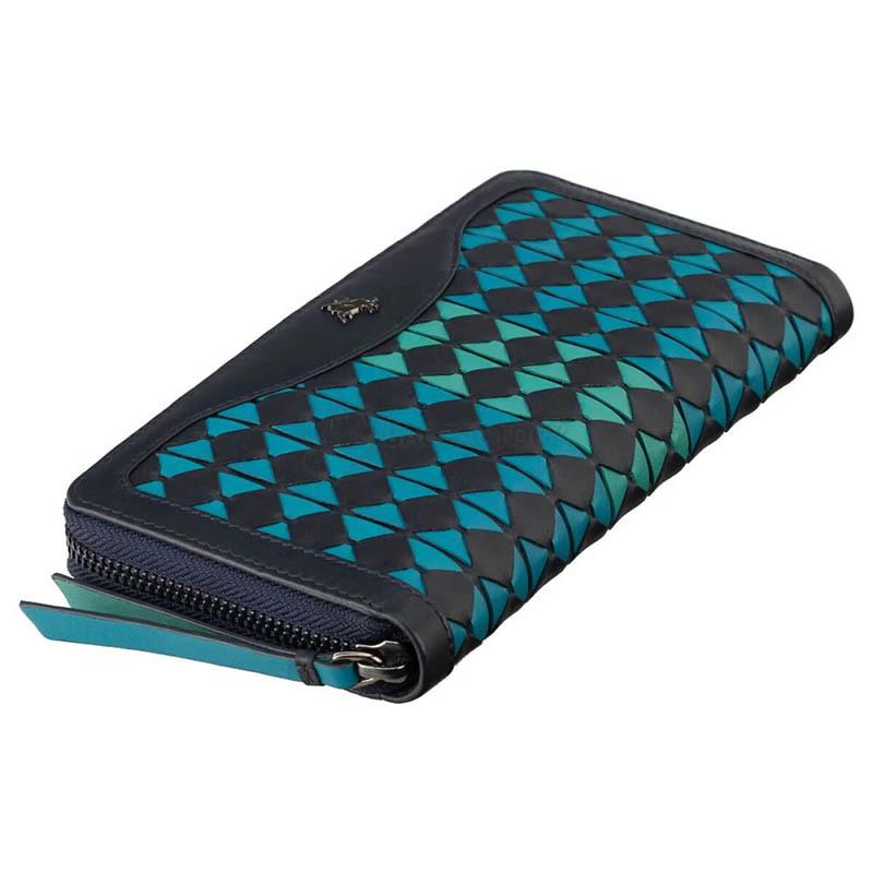 Кошелек женский кожаный Visconti BR76 Amour Blue/Orchid (BR76 BLUE/ORCHID)