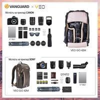 Городской рюкзак для фото Vanguard VEO GO 42M Khaki-Green (DAS301641)