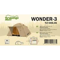 Палатка трехместная Tramp Lite Wonder 3 Песочный (TLT-006-sand)