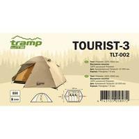 Палатка трехместная Tramp Lite Tourist 3 Песочный (TLT-002-sand)