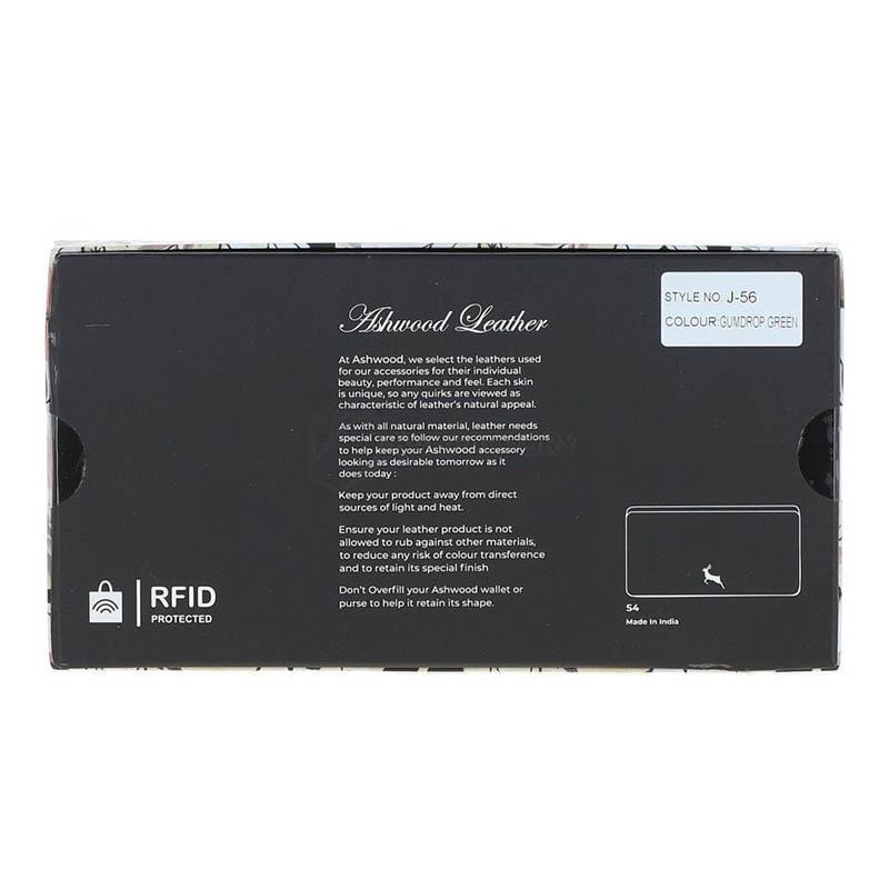Кошелек женский Ashwood J56 Gumdrop Green Зеленый (J56 GUM-GR)