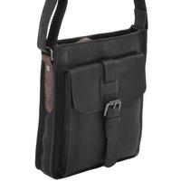 Мужская сумка Ashwood 4551 VT Black Черный 3л (4551 BLK)