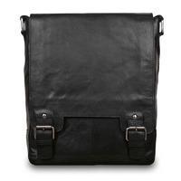 Мужская сумка Ashwood Leather 8342 Черный 6л (8342 BLACK)