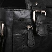 Мужская сумка Ashwood Leather 8342 Черный 6л (8342 BLACK)