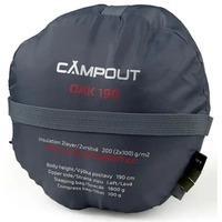 Спальный мешок Campout Oak 190 см Khaki Right Zip (PNG 251449)