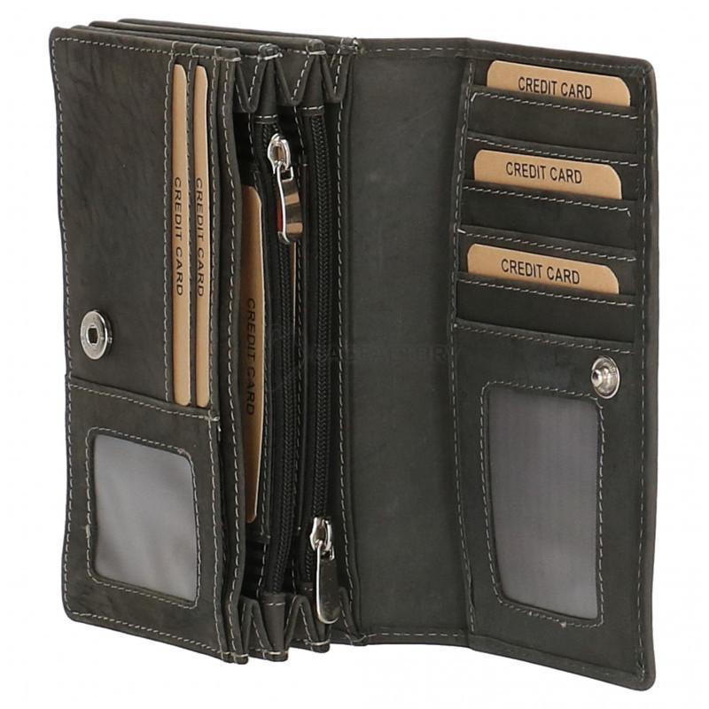 Портмоне Enrico Benetti LEATHER Black с отдел. для документов (Eb67010 001)