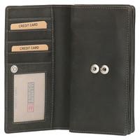 Портмоне Enrico Benetti LEATHER Black с отдел. на молнии (Eb67014 001)