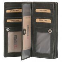 Портмоне Enrico Benetti LEATHER Black с отдел. на молнии (Eb67014 001)