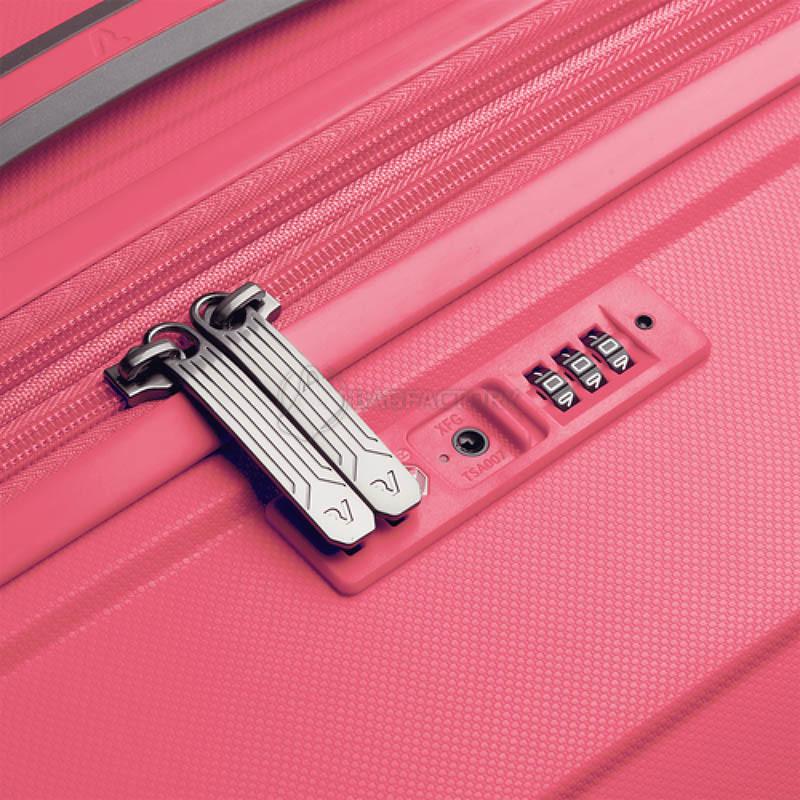 Чемодан на 4-х колесах Roncato Butterfly 73/87л Розовый (418182/11)