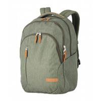 Городской рюкзак Travelite Basics Allround Melange Green для ноутбука 15.6