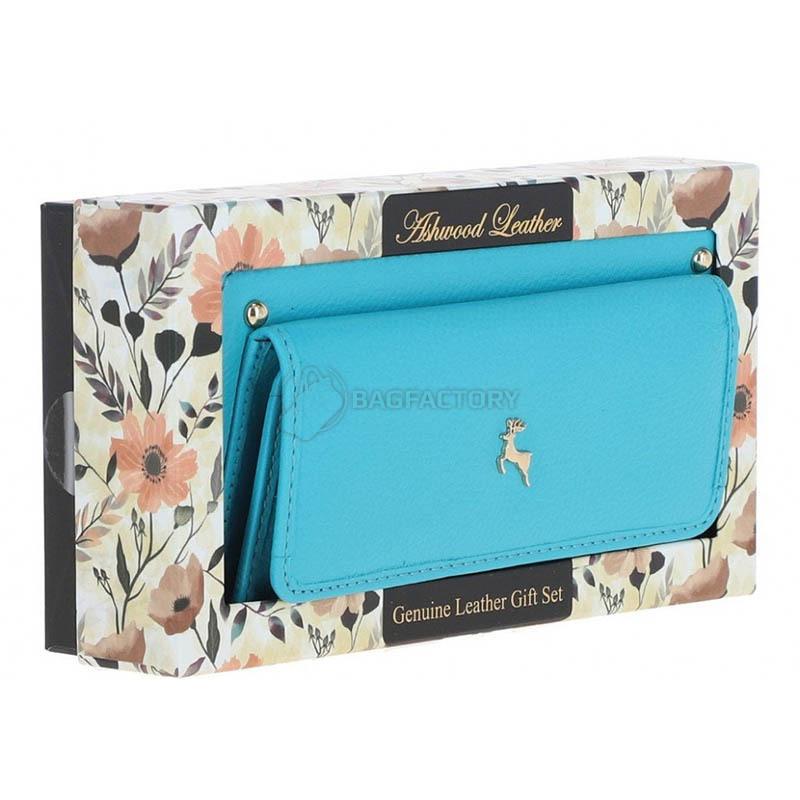 Кошелек женский Ashwood J54 Blue Atoll Синий (J54 BLUE ATOLL)