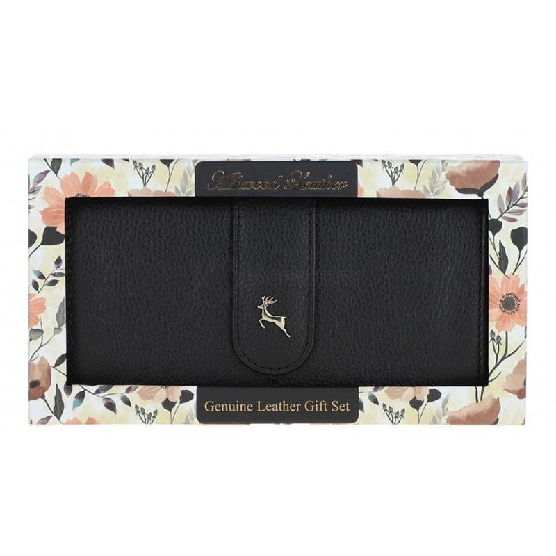 Кошелек женский Ashwood J53 Black Черный (J53 BLACK)