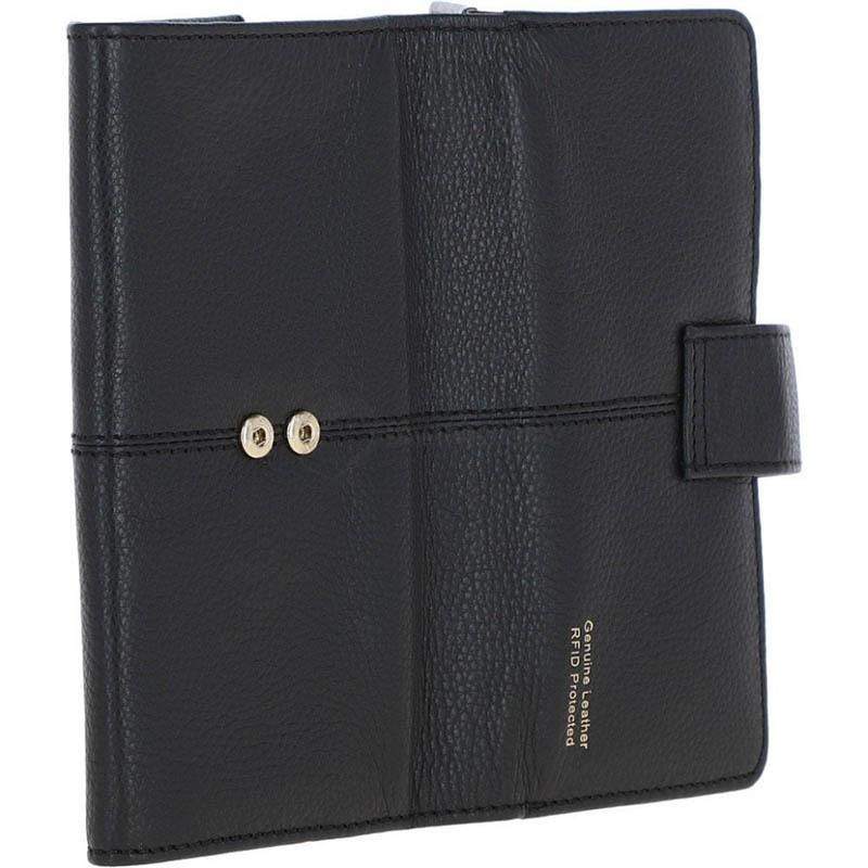 Кошелек женский Ashwood J53 Black Черный (J53 BLACK)