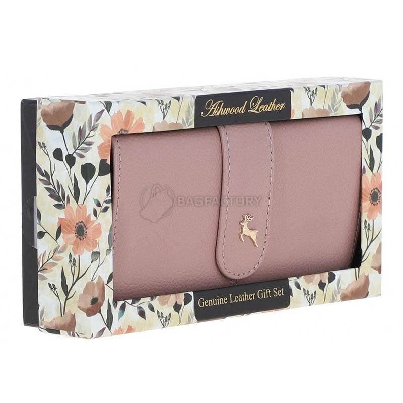 Кошелек женский Ashwood J53 Wood Rose Роза (J53 WOOD ROSE)