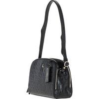 Женская сумка Ashwood C57 Black/Croc Черная (C57 BLACK/CROC)