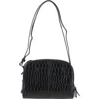 Женская сумка Ashwood C57 Black/Croc Черная (C57 BLACK/CROC)