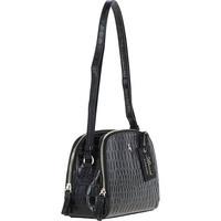 Женская сумка Ashwood C57 Black/Croc Черная (C57 BLACK/CROC)