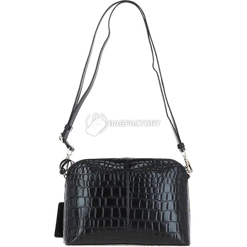 Женская сумка Ashwood 63787 Black/Croc Черный (63787 BLACK/CROC)