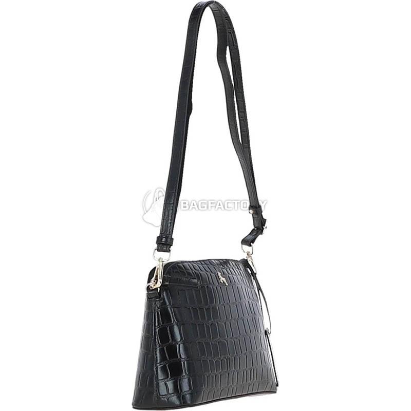 Женская сумка Ashwood 63787 Black/Croc Черный (63787 BLACK/CROC)