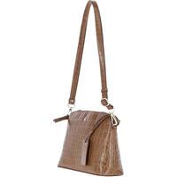 Женская сумка Ashwood 63787 Tan/Croc Рыжий (63787 TAN/CROC)