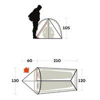 Палатка двухместная Ferrino Thar 2 Sand (929822)