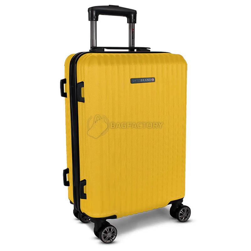 Чемодан на 4-х колесах Swissbrand Riga 2.0 L 106л Yellow (DAS301897)