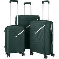 Набор чемоданов на 4-х колесах 2E SIGMA (L+M+S) Изумруд (2E-SPPS-SET3-EG)