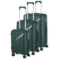 Набор чемоданов на 4-х колесах 2E SIGMA (L+M+S) Изумруд (2E-SPPS-SET3-EG)