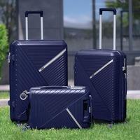 Набор чемоданов на 4-х колесах 2E SIGMA (L+M+S) Темно-синий (2E-SPPS-SET3-NV)