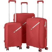Набор чемоданов на 4-х колесах 2E SIGMA (L+M+S) Красный (2E-SPPS-SET3-RD)