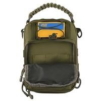 Тактическая сумка-слинг 2Е Tactical Laser Cut 2.5л OD Green (2E-MILSLIBAG-Y09L-OG)