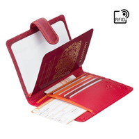 Обложка для паспорта Visconti RB75 Sumba Red Multi (RB75 RED M)