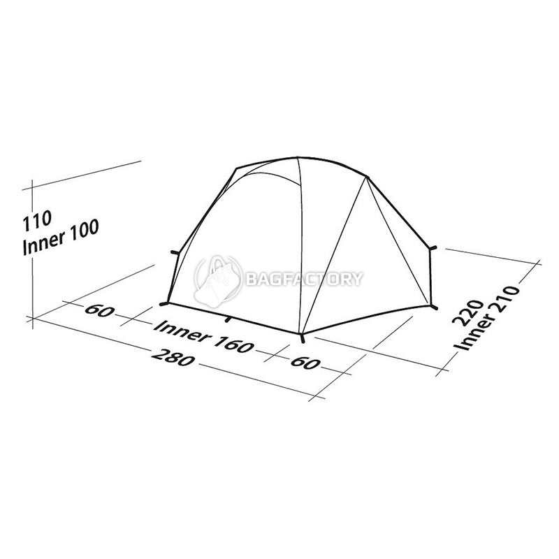 Палатка трехместная Robens Boulder 3 (130290)