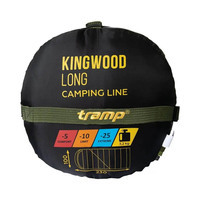 Спальный мешок Tramp Kingwood Long правый Dark-Olive/Grey 230/100 (UTRS-053L-R)
