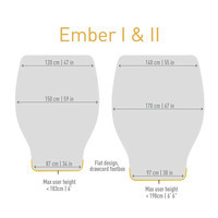 Спальный мешок-квилт Sea To Summit Ember EbI 2019 Double Light Gray/Yellow (STS AEB1-D)