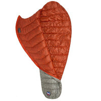 Спальный мешок Big Agnes Pluton UL 40 (850 DownTek) Regular Gray/Pumpkin Left (021.0180)