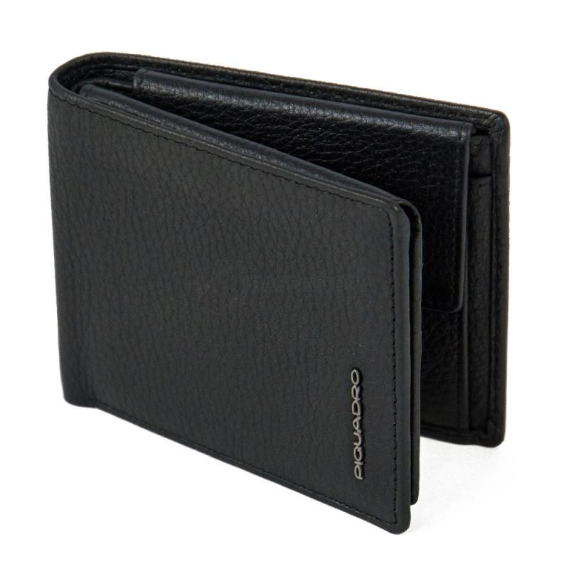 Портмоне Piquadro Modus Restyling Black с отдел. для док. и монет с RFID защитой (PU4518MOSR_N)