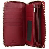Женский кожаный кошелек Roncato Firenze RFID-защита Красный (411080/05)