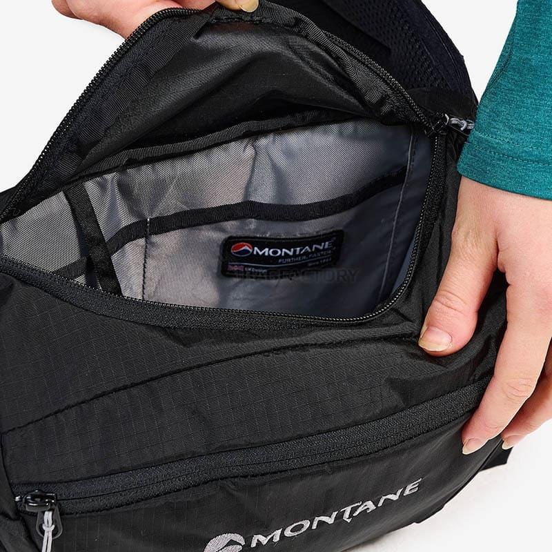 Поясная сумка Montane Azote 6 Black (PAZ06BLAO13)
