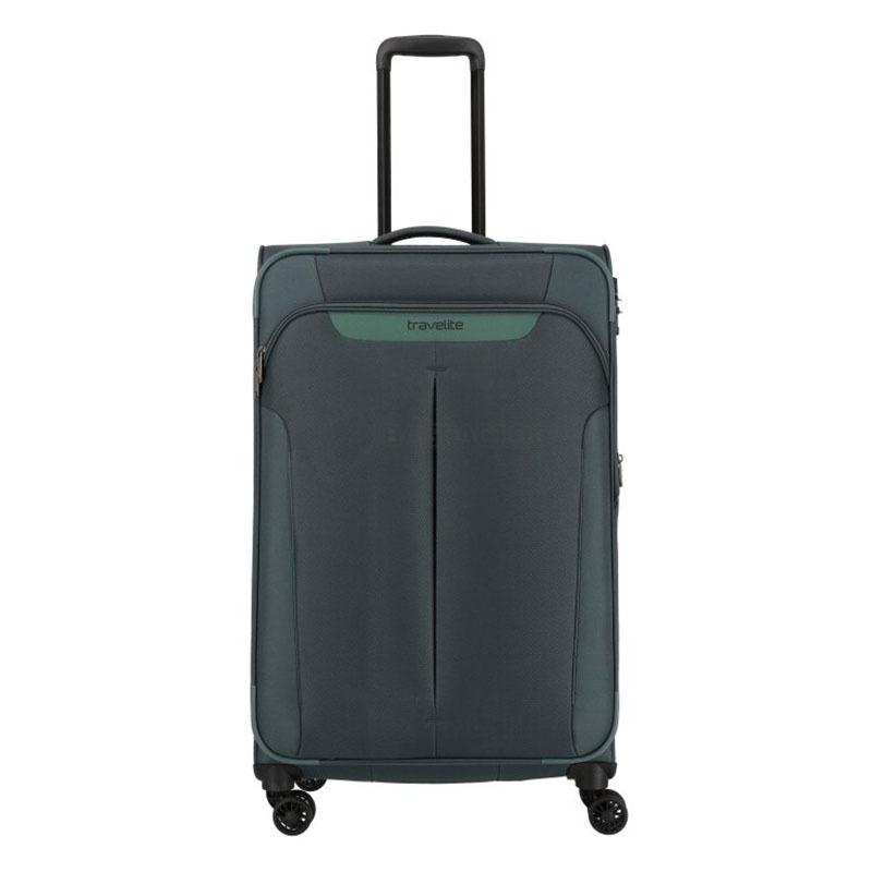 Чемодан на 4 колесах Travelite Croatia Forest Green L exp. 90/96л (TL080349-82)