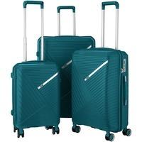 Набор чемоданов на 4-х колесах 2E SIGMA (L+M+S) Аквамарин (2E-SPPS-SET3-AM)