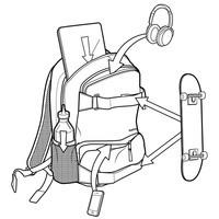 Городской рюкзак Burton Treble Yell 21L Iced Aqua (9009521946621)