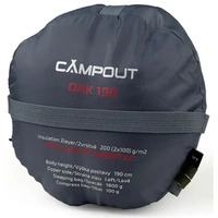 Спальный мешок Campout Oak 190 Blue Right Zip (PNG 251456)